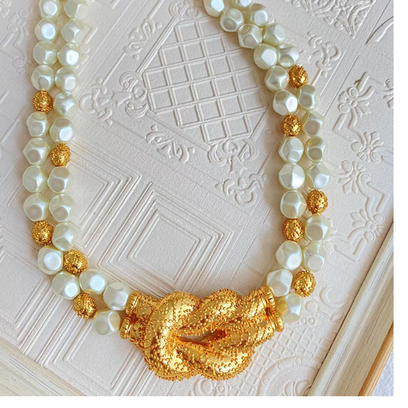 Retro Geometric Alloy glass Gold Plated Womenu0027S Bracelets Necklace 1 Piece