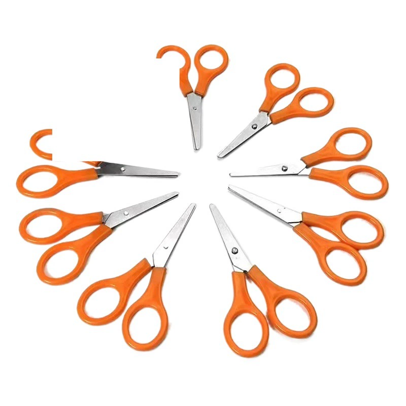 Маленькие ножницы оранжевые 9 см из нержавеющей стали переносные нитки марлевые повязки ножницы аптечка аксессуары мини студенческие ножницы