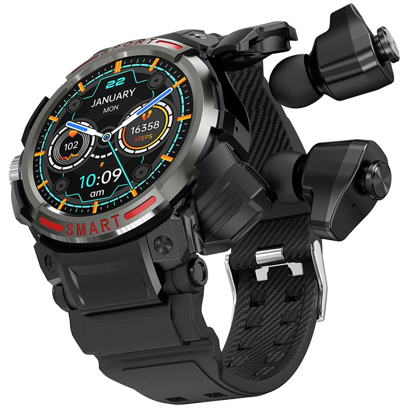 Умные часы GT100 с AMOLED-экраном, гарнитурой TWS, локальной музыкой, двойным вызовом NFC, Alipay, тремя видами спорта и защитой