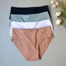 欧美跨境内裤女大码透气短裤女士高腰妈妈内裤纯棉中老年panties