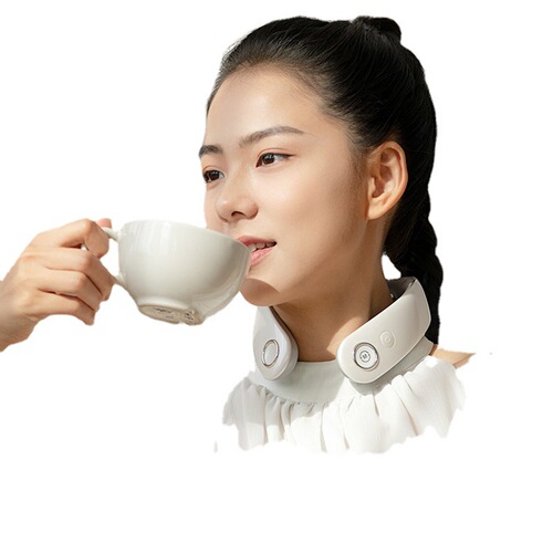 Mi Home APP Cervical Massage Device with Heating Therapy, Low Frequency Pulse Heating, Smart Cervical Massager, 6-Head Gift