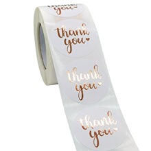 ���R�d�x�x�N���� Thank You Sticker1.5 inch�A���x�x����N��