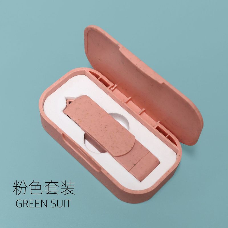 小麦わら分解性 USB フラッシュドライブツーインワン TYPE-C32g 携帯電話コンピュータ小麦わら USB フラッシュドライブ LOGO16g|undefined