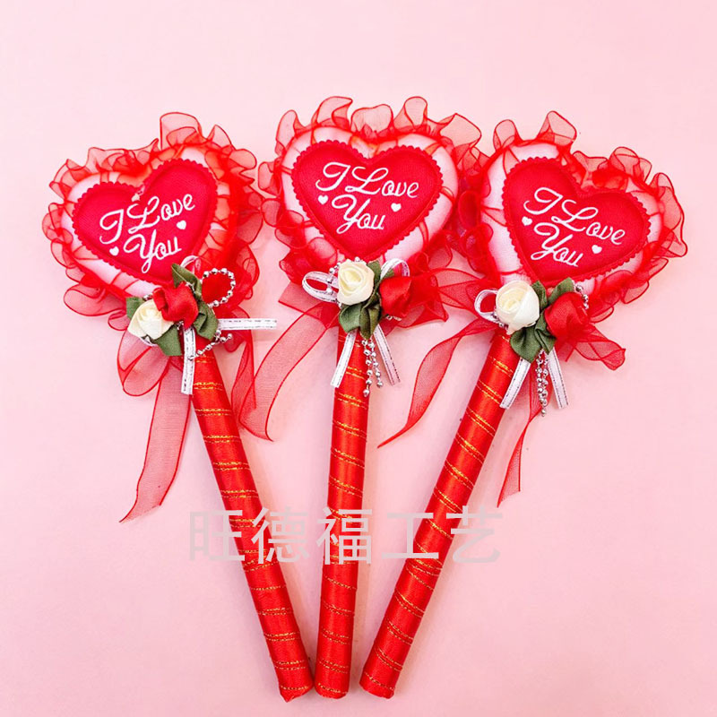 Fully Handmade Creative Cute Wedding Foam Heart Sign-In Paint Pens Direct from the Manufacturer Wholesale Wedding Gift Pens