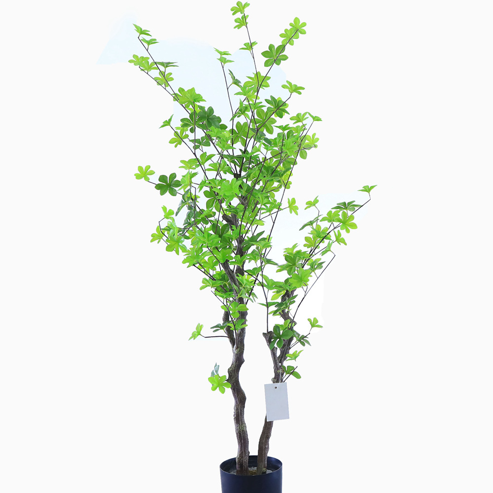 Reloj de simulación de estilo nórdico, árbol, planta en maceta, paisaje en maceta, bonsai artificial, árbol falso, simulación transfronteriza, árbol de reloj japonés image 5
