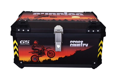 Waterproof Ninebot Plastic | Motorcycle trunk - mt65-black-sunset