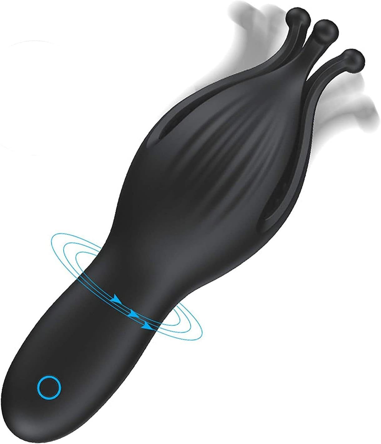 Male Penis Trainer Airplane Cup, 10-Frequency Vibration, Silicone Octopus Petal Exerciser, Button Control — detail image 9