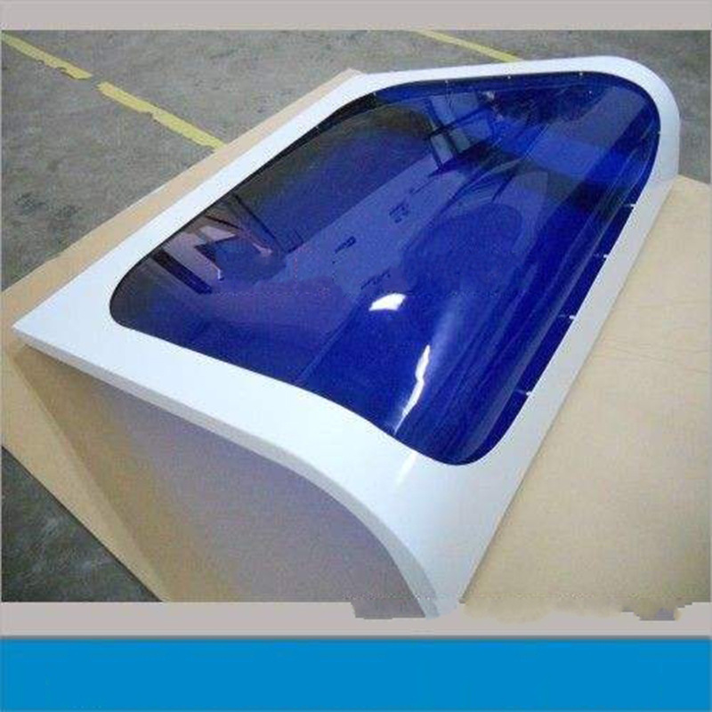 防UV亚克力机械仪器面板弧形热弯安全保护面盖自动化设备防尘面罩