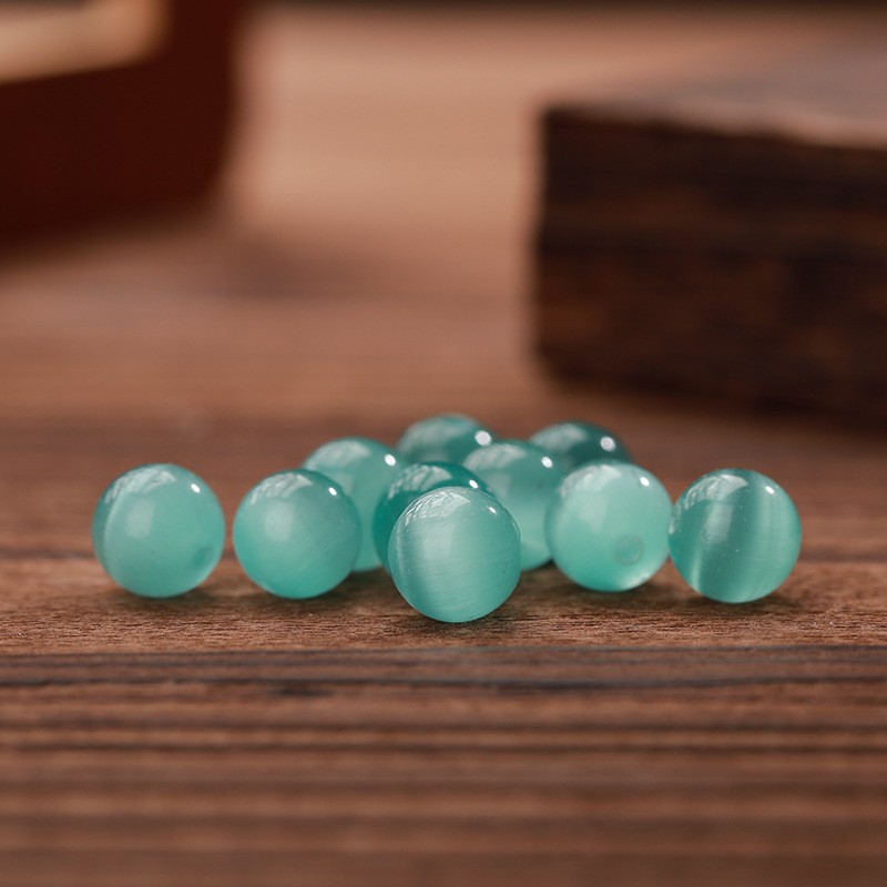 [7a selected] fruit green cat eye 10mm