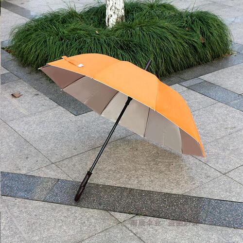 10-bone long handle curved handle silver tape sunny umbrella parasol sun protection gift umbrella wholesale advertising umbrella printed logo