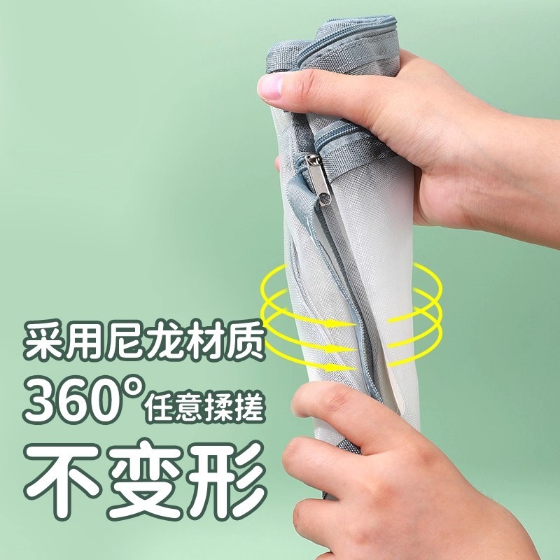 学生科目分类手提文件袋A4网纱双层大容量作业袋中小学生资料袋|undefined