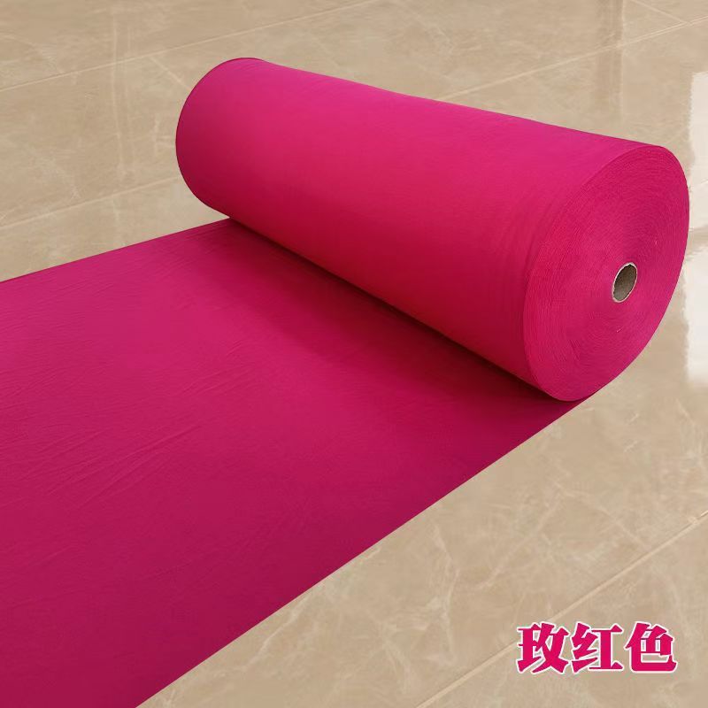 整卷婚庆吊顶双面红色弹力布装饰布幔牛奶丝礼堂布置纱幔波浪布料|undefined