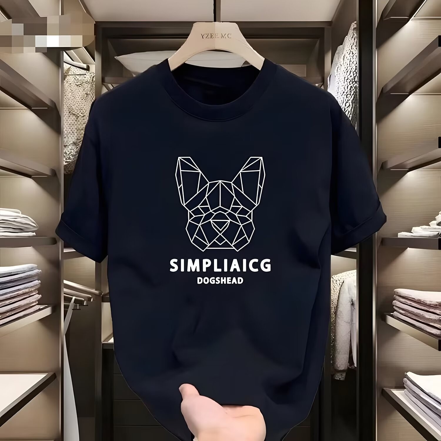 Men's Round Neck T-Shirt, New 2025 Summer American Style, Slim Fit Base Shirt, Trendy Casual, Versatile, Quick-Drying Top