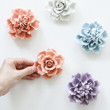 创意墙上电视背景墙妍陶瓷薇墙壁墙面装饰壁饰壁挂墙饰卧室花客厅