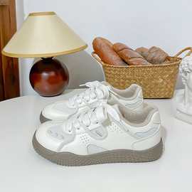 BE-6826蓓尔2025秋季德训鞋女休闲舒适老爹运动鞋子女学生板鞋子