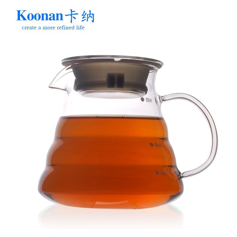 Kit de café de irrigación manual Taza de filtro de café de vidrio Kit de cafetera de irrigación manual Filtro de café Kit de cafetera de irrigación manual