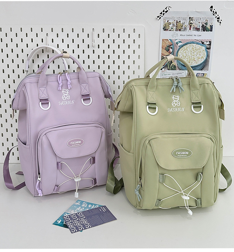 Kids Backpacks High Value Schoolbag Cream Cute Versatile Backpack Junior High School Student Schoolbag Female Dopamine Backpack_voghion.com