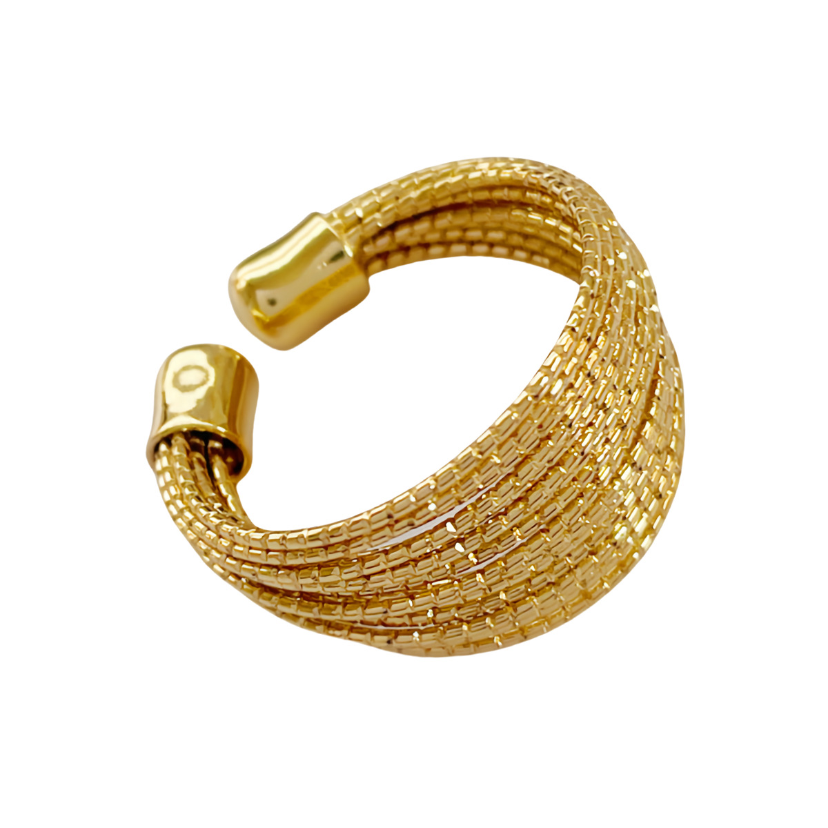 C 자 모양의 과장된 유럽과 미국의 개성 중공업 귀걸이 반지 다층 콜드 스타일 쥬얼리 세트 멀티 라인 하이 엔드