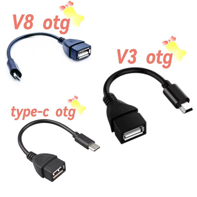 Кабель-адаптер USB для мыши и клавиатуры, переходник Type-C OTG, кабель V8 OTG V3, автомобильный USB-флеш-накопитель, USB-кабель