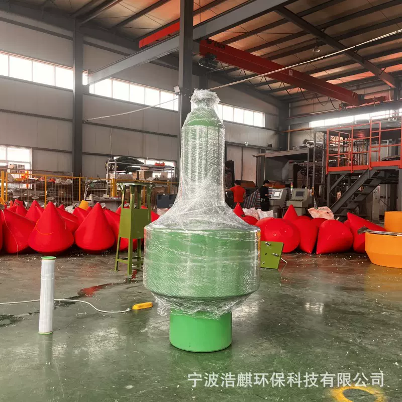 养殖界区标记划分围栏PE警示航标 滚塑高分子标识定点AIS导航浮标