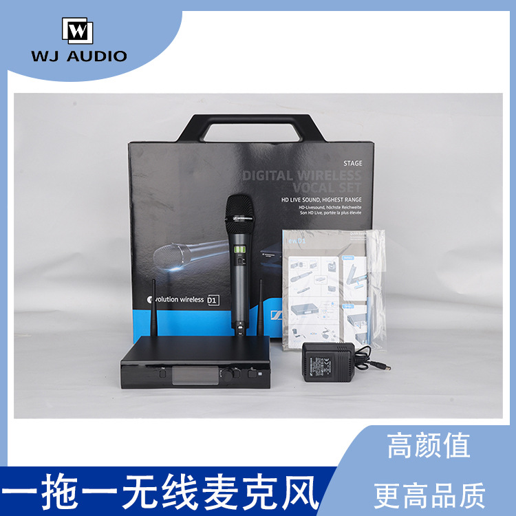 Ewd1 One-To-One Wireless Microphone Stage Performance True Diversity Wireless Microphone Home Ktv Handheld Microphone
