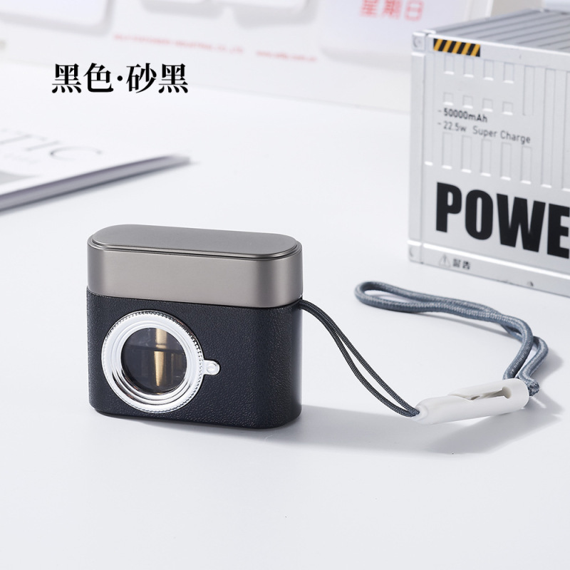 潮流相机造型煤油打火机黑科技声控点火油电混合高档打火机送礼|undefined