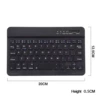 Black keyboard, 7 inch, bluetooth