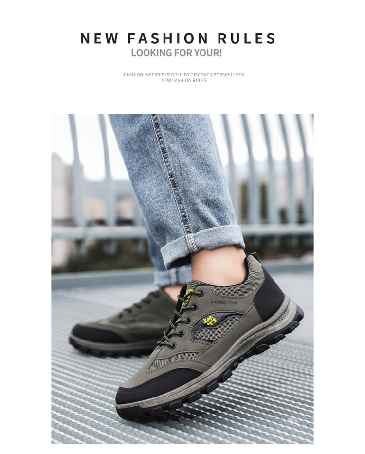 Chaussures pour hommes, chaussures de sport décontractées, chaussures tendance d'extérieur doublées en polaire, chaudes, à semelle épaisse, pour la course et la randonnée, en coton simple_voghion.com
