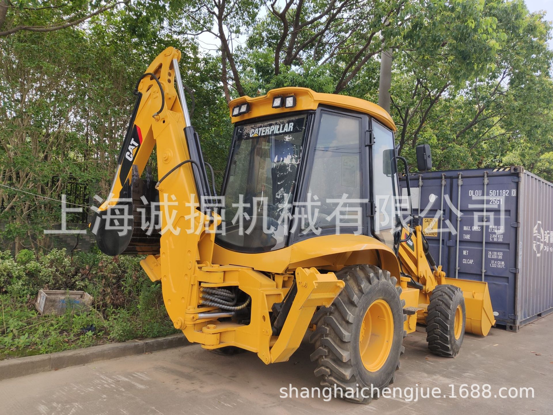 二手卡特420F两头忙 卡特420F2伸缩臂装载机 柳工777挖掘装载机