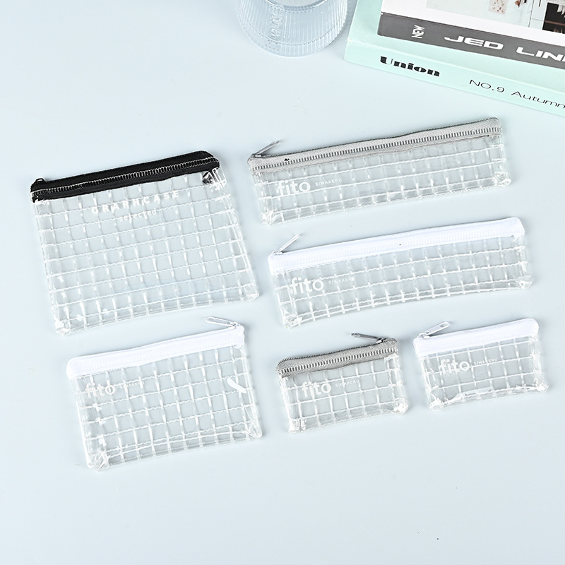 pvc透明袋学生文具袋笔袋塑料珠宝首饰收纳袋加厚软胶批发