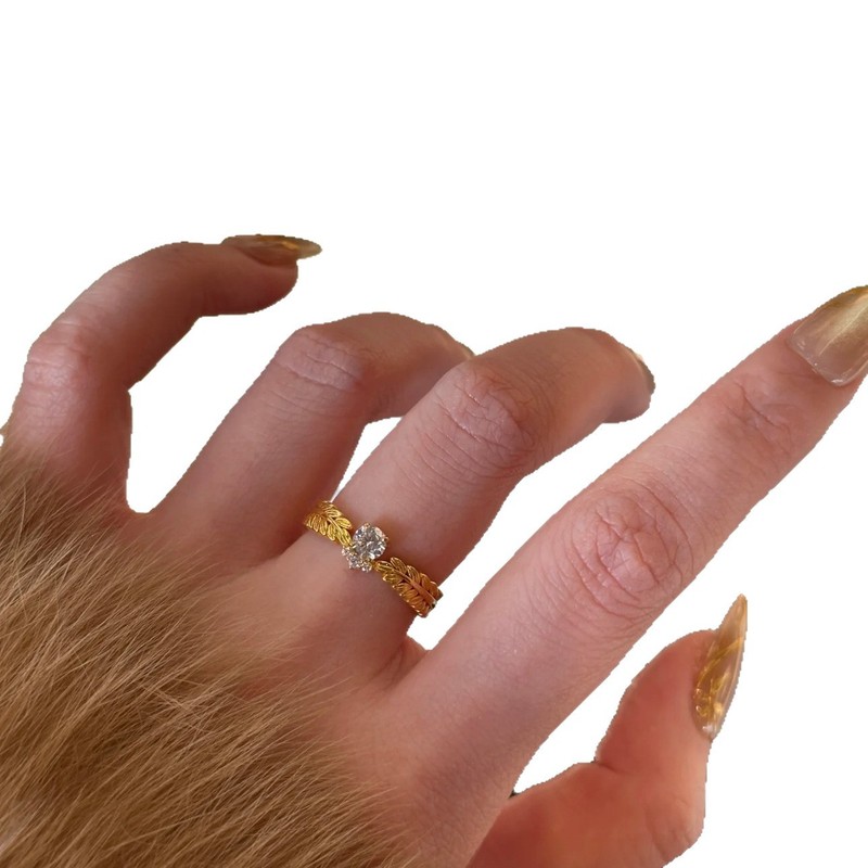 穂穂平安金色麦穂指輪の女性の新型中古高級感があります。|undefined