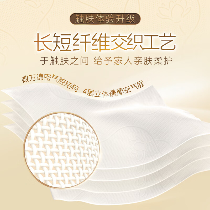 Qingfeng オーク純粋なティッシュペーパー 4 層厚みのある 360 枚 S サイズトイレットペーパー フェイシャルティッシュ ナプキン 手頃な価格のパッケージ送料無料|undefined