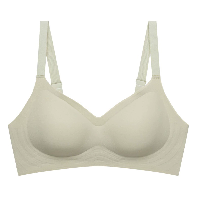 Бесшовное нижнее белье с облаками Женское маленькое нагрудное белье без стального кольца Мягкий поддерживающий спортивный бюстгальтер Большая грудь Маленький Летний Тонкий