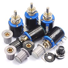 WXD3-12-2W 精密多圈电位器1K 2.2K 3.3K 4.7K 10K 22K 47K 100R