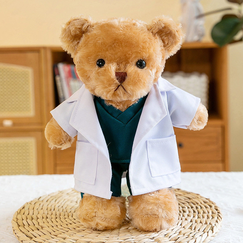 Bata blanca doctor oso