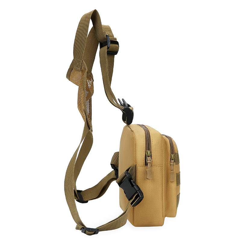 Nuevo estilo spot bolsa de pecho táctica bolsa de chaleco deportivo para correr bolsa de funciones de camuflaje chaleco casual de moda bolsa de pecho al por mayor