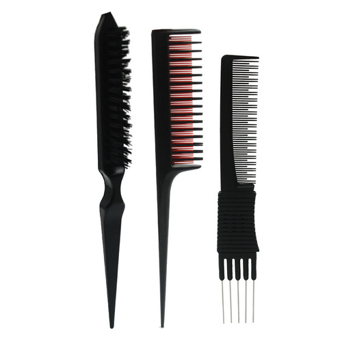 Five-needle comb, Tony comb, two-color highlight, partitioned hair comb, plastic dehairing comb, hairdressing comb, hairdressing shop hairdressing supplies