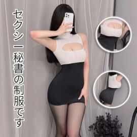 情趣性感内衣秘书义乳连体紧身制服午夜激情诱惑套装纯欲免脱睡衣