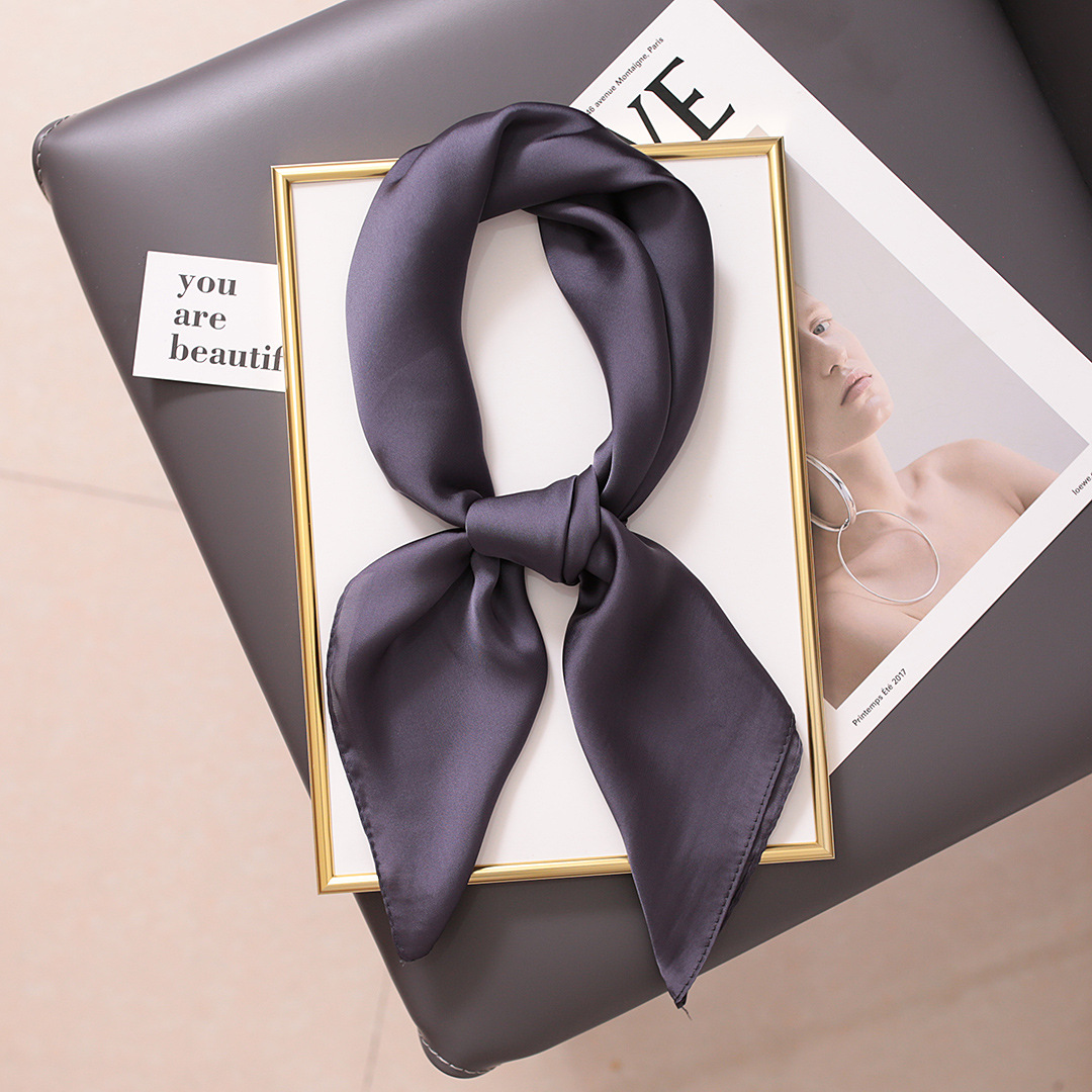 Scarves versatile spring autumn, small square fashionable western-style scarves women, neck protection, professional_voghion.com