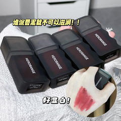 HERORANGE~煙雨絲絨唇泥霧面啞光持久顯白口紅唇釉平價學生彩妝女