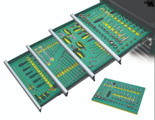 Shida 103 Pieces Universal Sheet Metal Set (suitable for 95208 Tool Carts) 95208s