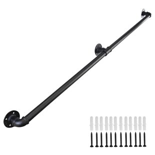 Simple Style Iron Style Stair Handrail Water Pipe Household Indoor Loft Wall-leaning Elderly Anti-slip Kindergarten Handle European Style