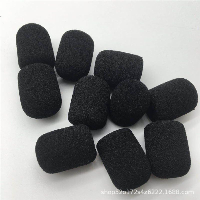 植绒海绵麦克风套扩音器防喷话筒罩咪套小唛棉