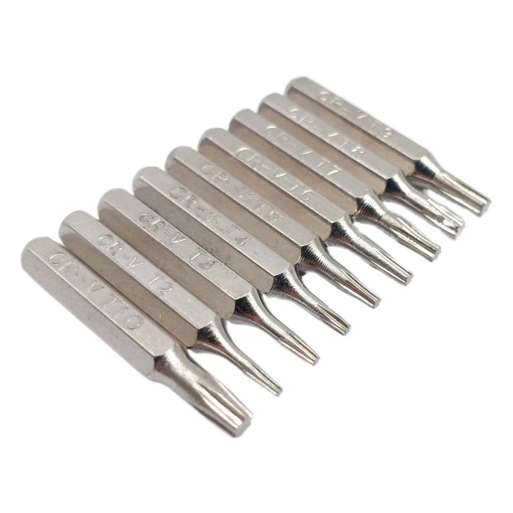 Destornillador destornillador de precisión cabeza H4 × 28mm de cinco estrellas Triángulo en forma de Y Cruz flor de ciruelo 4mm destornillador manual cabeza de la manga