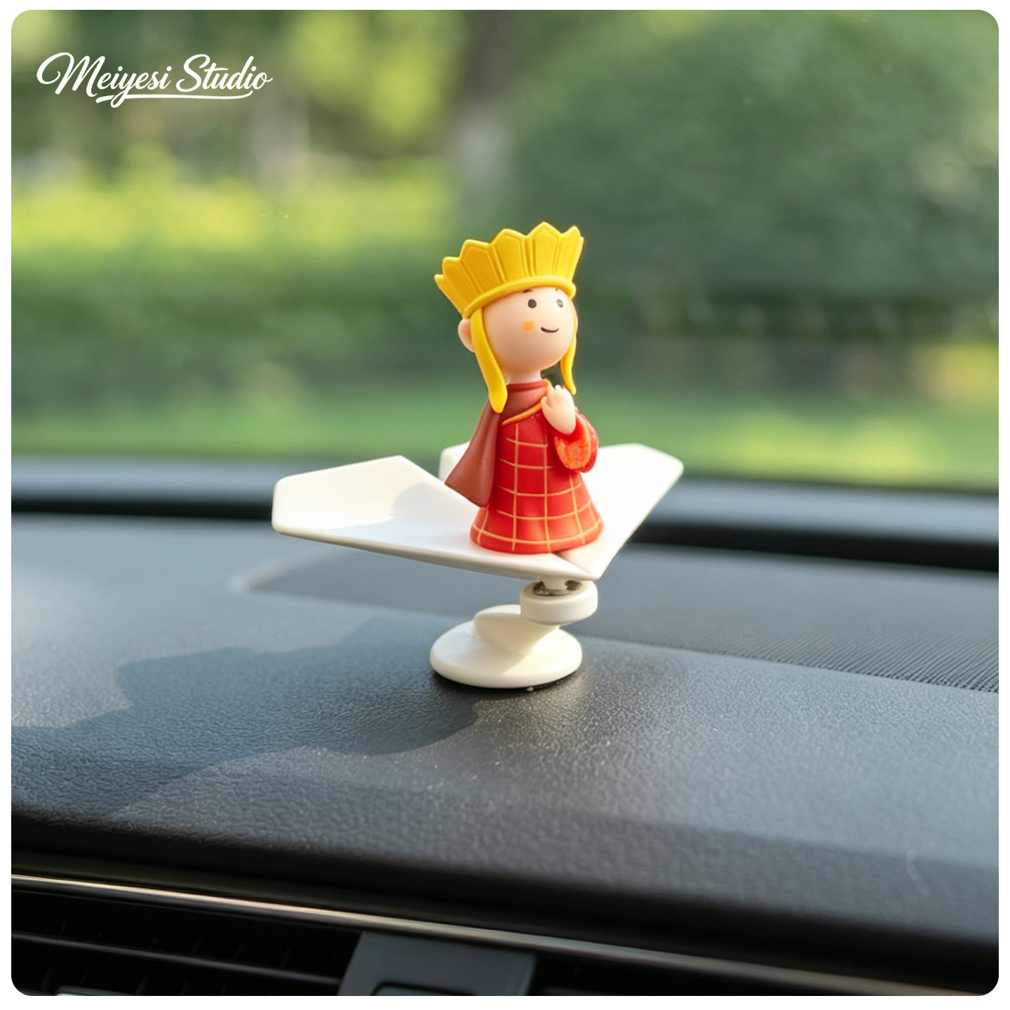 Crayón nuevo avión giratorio 2026 nuevo automóvil adorable joyería de dibujos animados decoración de curación descompresión