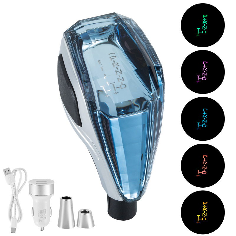 Accesorios de automóviles para Toyota Mazda Mitsubishi Crystal Gear Handle Head Head Lighting Gear Head image 27
