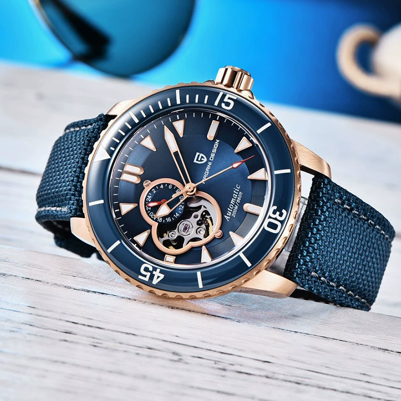 Pagani Design Berjini New Tide Мужские механические часы Hedry простой дизайн циферблата PD-1674