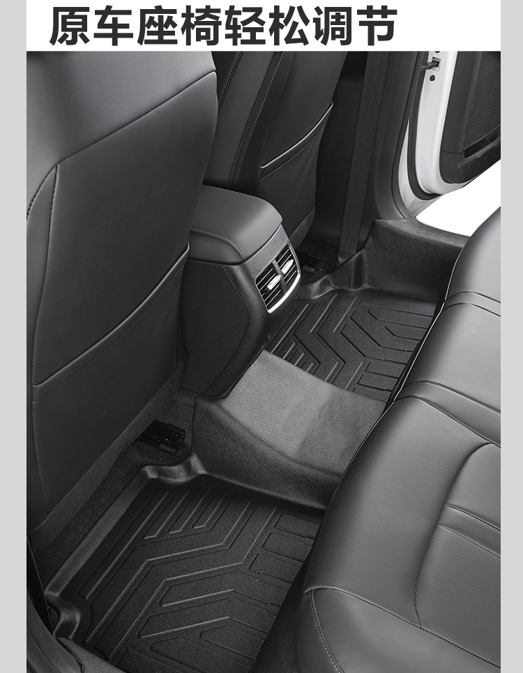 Suitable for Hyundai Sonata 20-25 models, 10th and 11th generations, full coverage TPE car floor mats