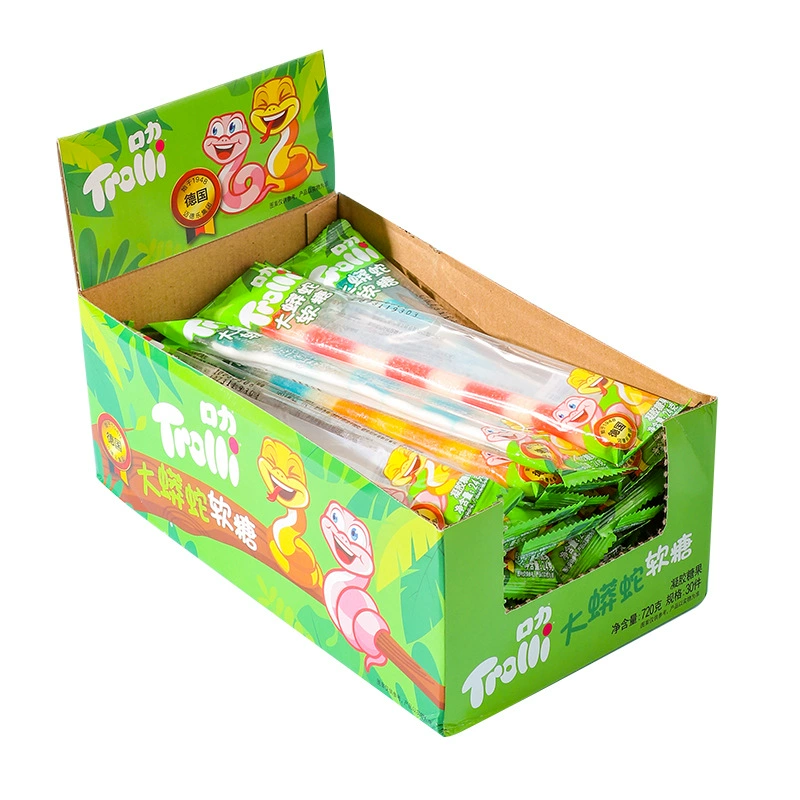 Жевательная конфета (Trolli) Гамбургер, фруктовые вкусы, QQ-конфеты для детей, разные упаковки