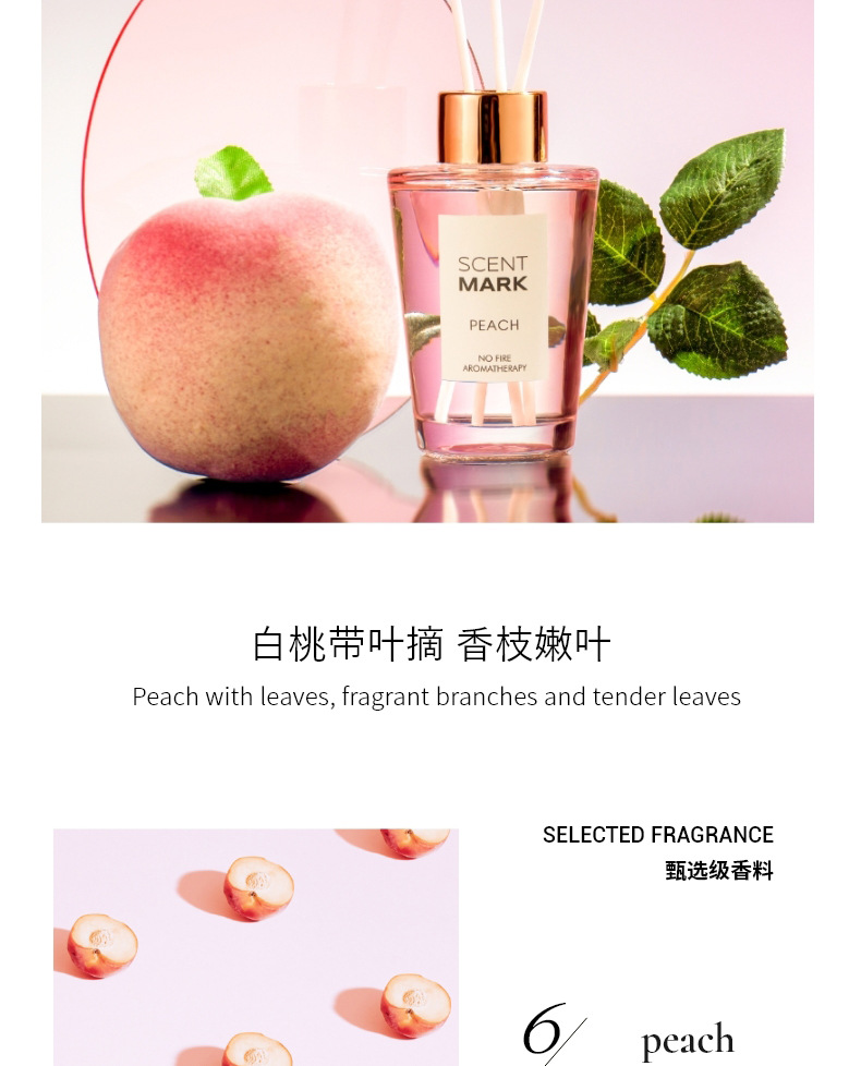 气味档案藤条香薰精油香格里拉液体香氛白桃乌龙木质香香熏伴手礼详情13